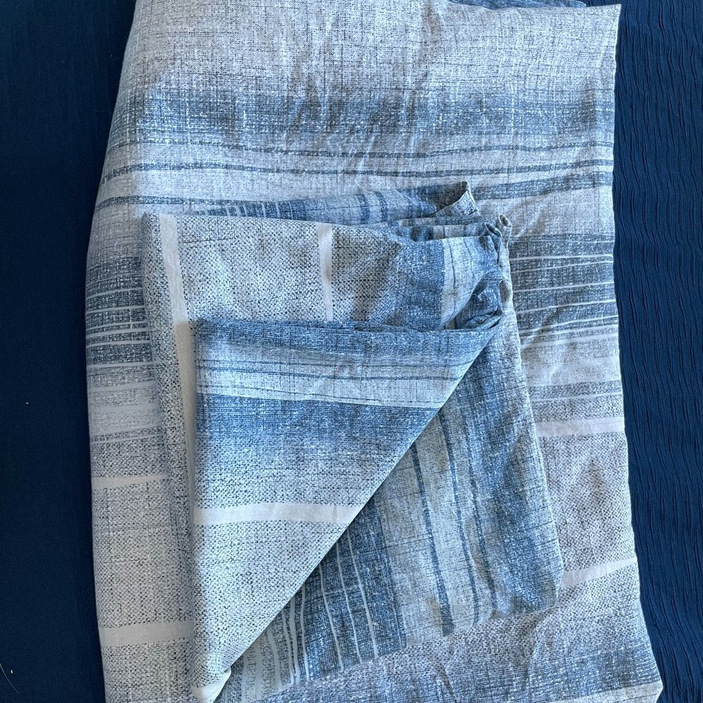 Blue Twin Duvet Cover Set